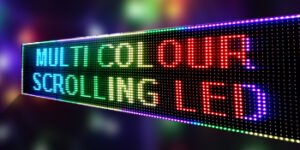Scrolling LED Multi Color