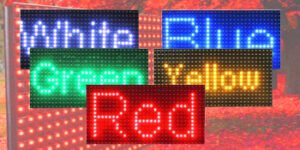 OD Scrolling LED Red