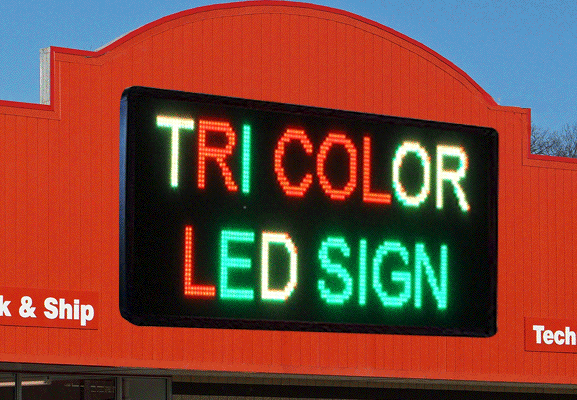 OD Scrolling LED Tri Color
